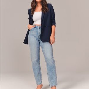 Curve Love High Rise Dad Jean - light wash